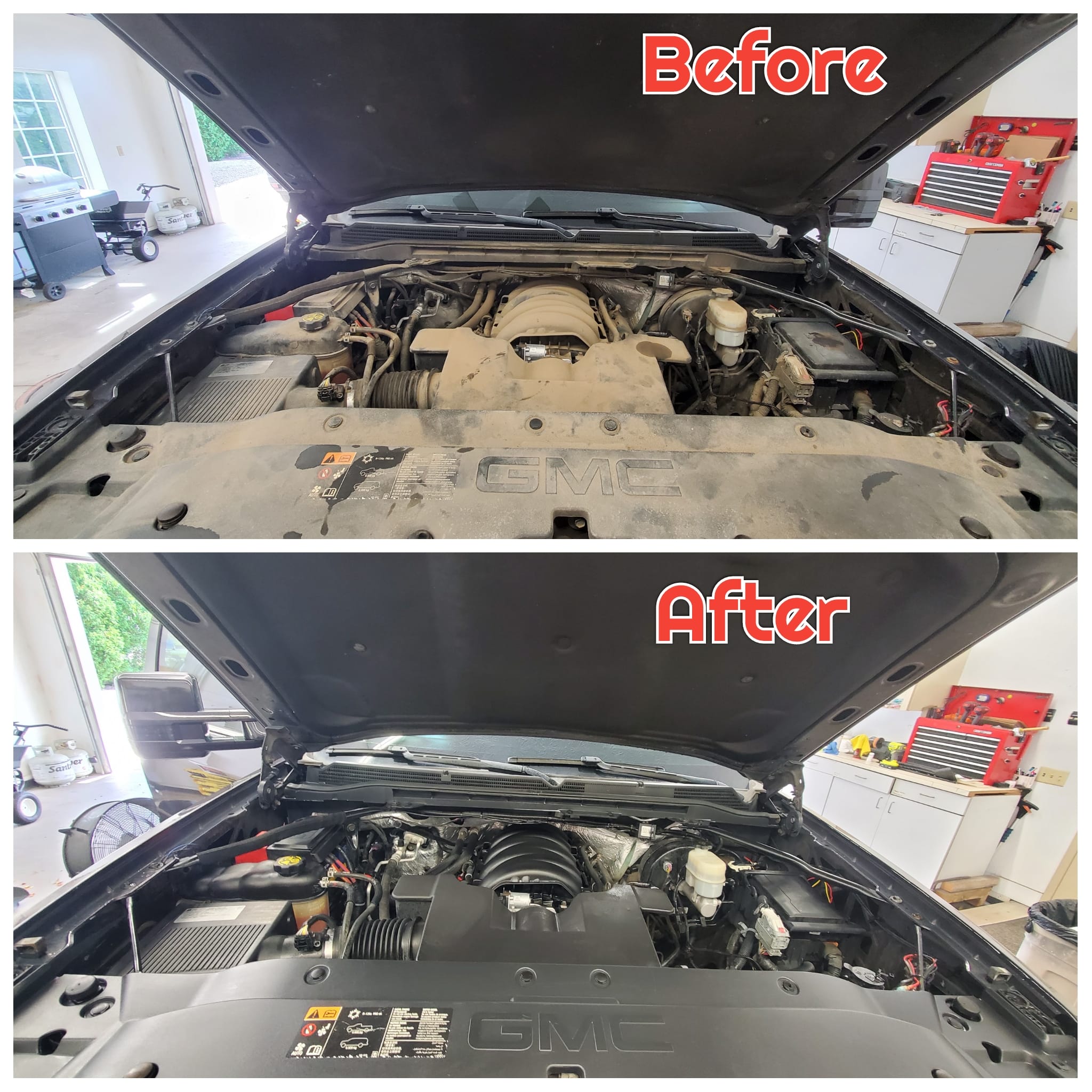 Engine Bay Degreasing
